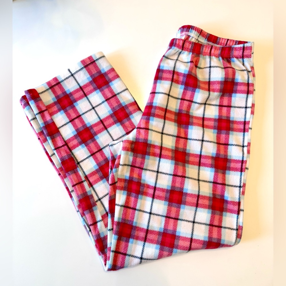 Wondershop Women's Plaid Sleepwear Loungewear in Red and White, size M